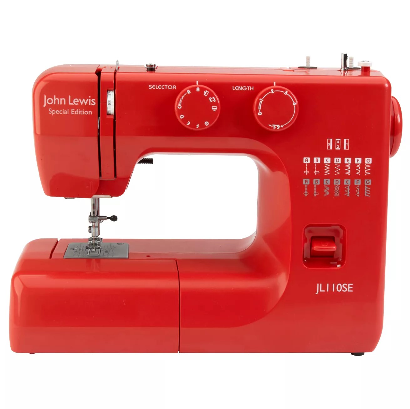 John Lewis JL110 Sewing Machine, White JL110 review, compare prices