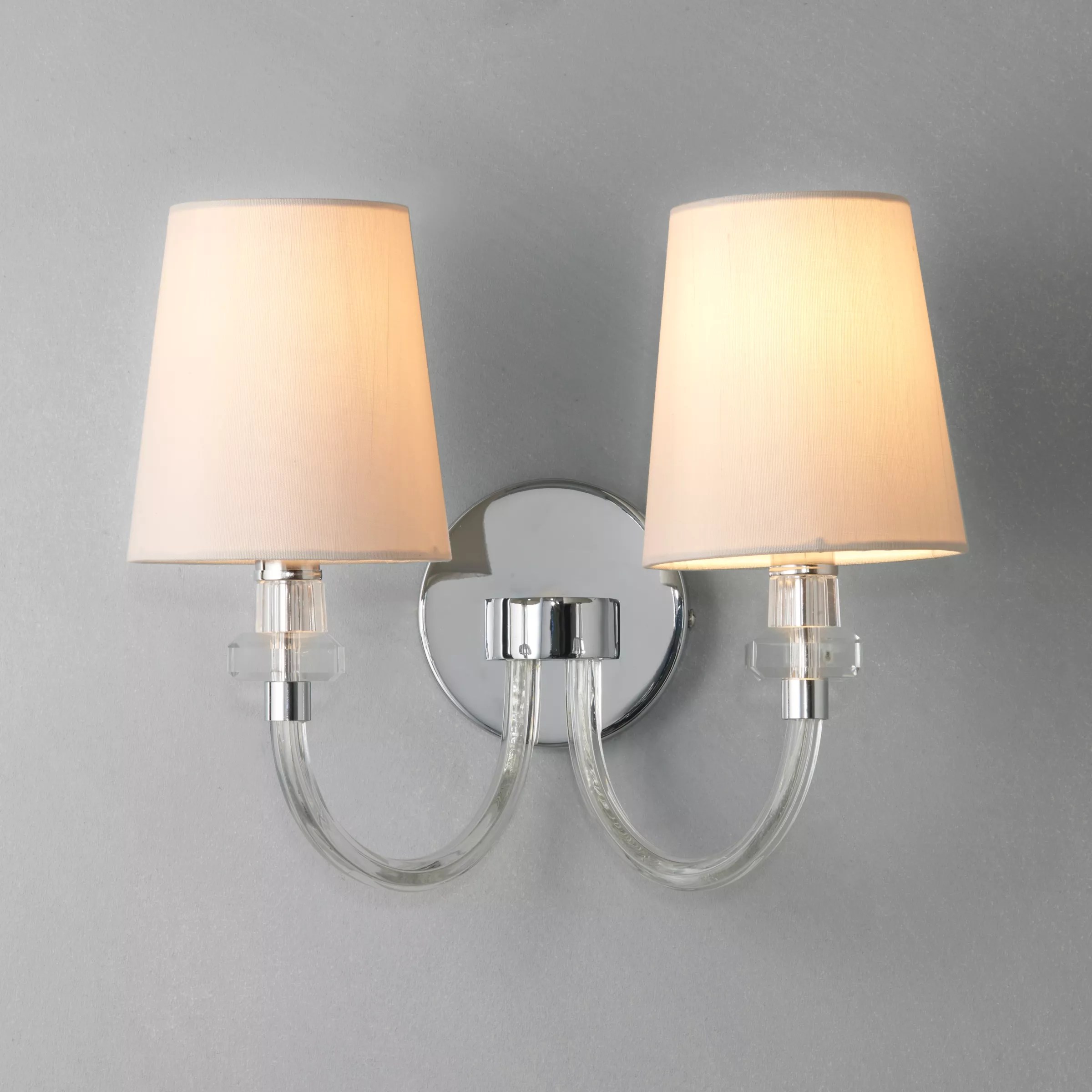 John Lewis Darcey Wall Light, 2 Light review, compare prices, buy online