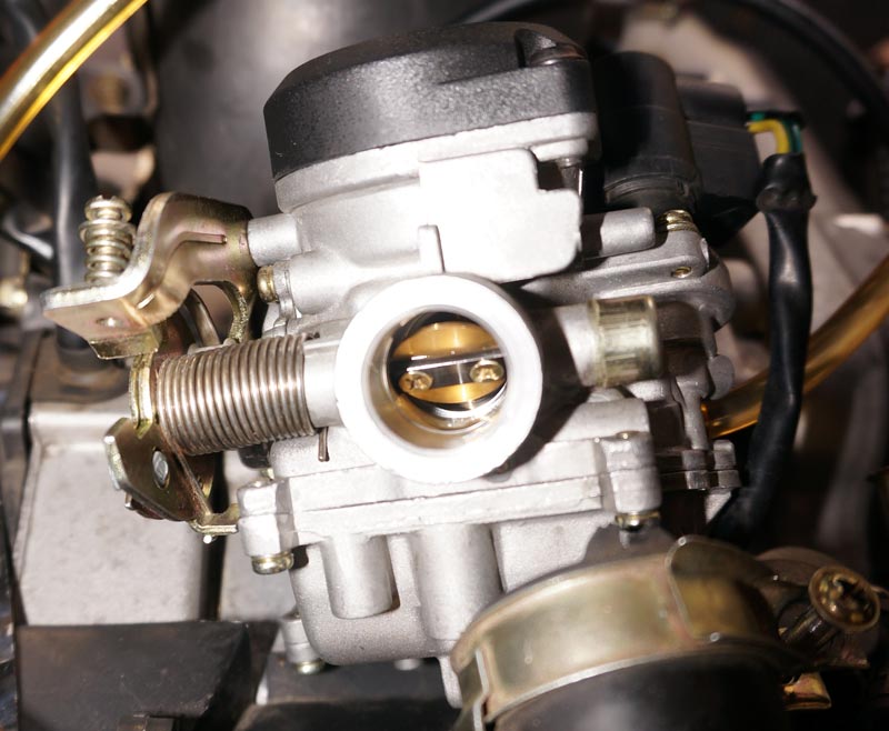 Carburetor throttle opening more than half way does nothing