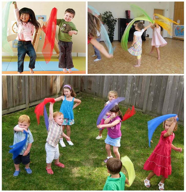 Juggling Scarves Rhythm Dance scarves Set of 6 by toys and children eBay