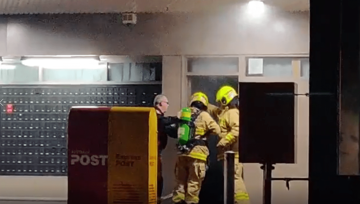 OVERNIGHT FIRE AT WALLSEND POST OFFICE NBN News