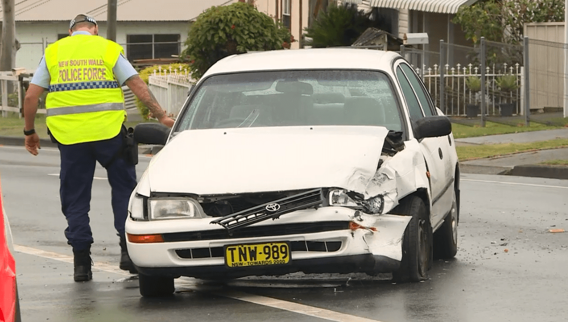 MINOR CRASH IN TAREE REMINDING DRIVERS TO BE CAUTIOUS IN WET WEATHER