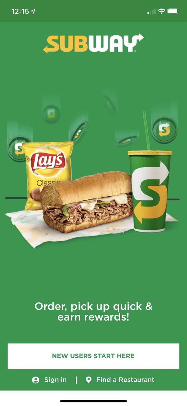 Best Thing to Order at Subway Use the App!