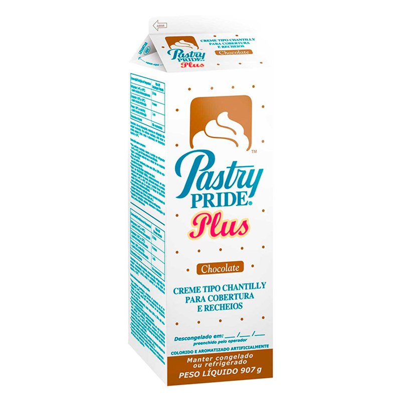 CHANTILLY PASTRY PRIDE PLUS CHOCOLAT 907G S.A. Alimentos