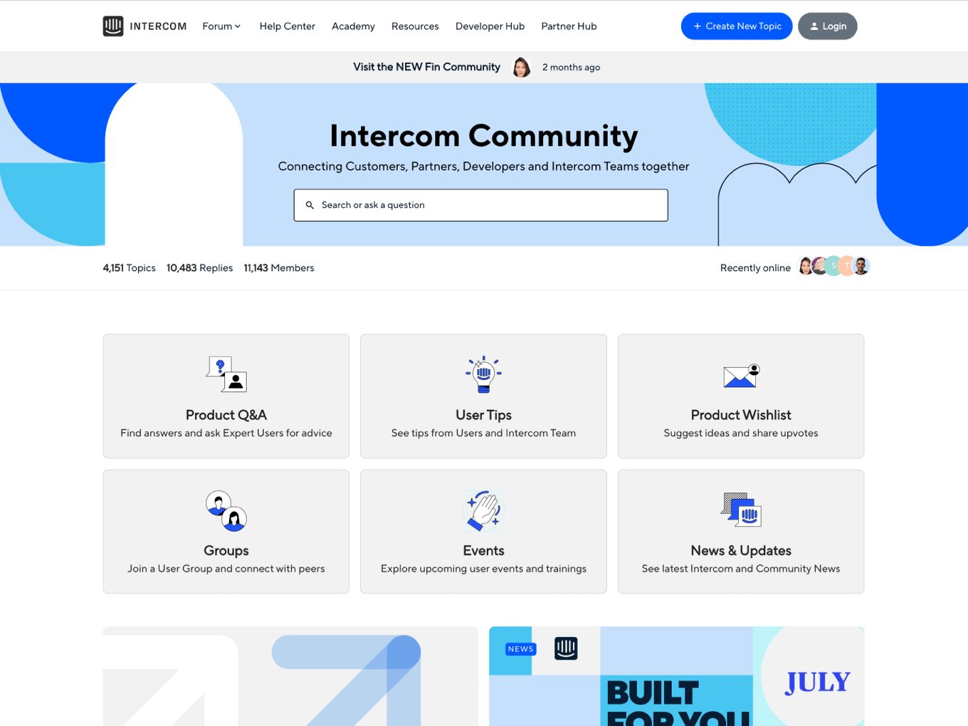 12 Great Examples of Community Forum Website Design SaaS Landing Page
