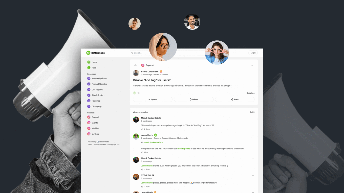 12 Great Examples of Community Forum Website Design SaaS Landing Page