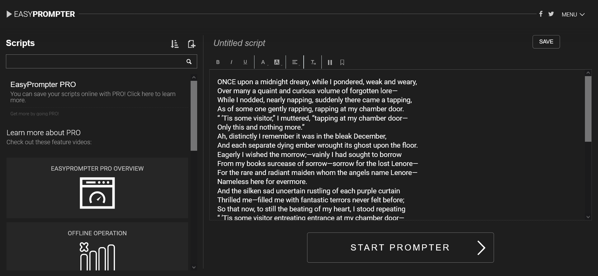 Teleprompter online 5 herramientas gratis o freemium para usar como