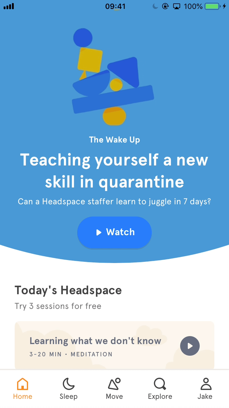 Headspace Find SaaS sites inspiration