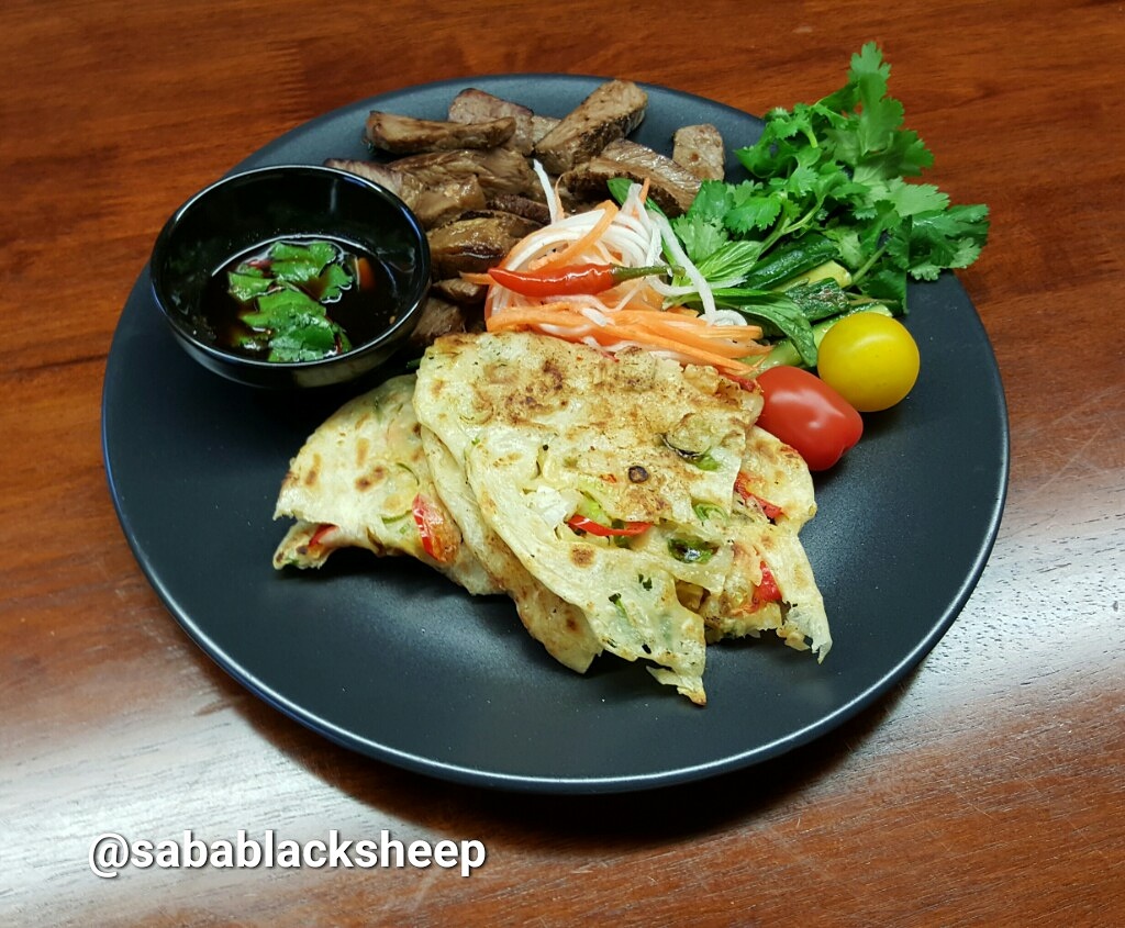 Spring Onion & Chilli Pancakes (Scallion