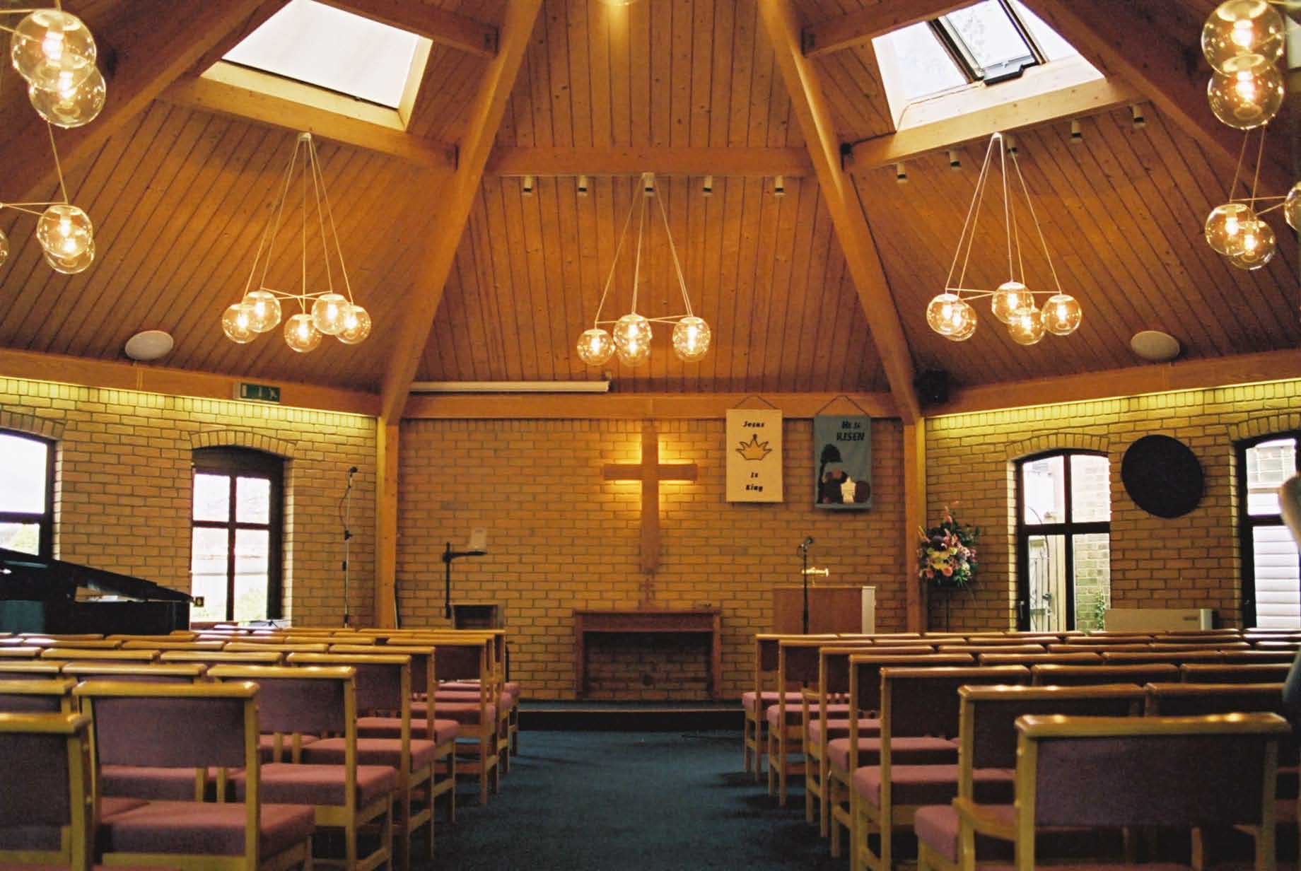 inside St Andrew's Baptist Church