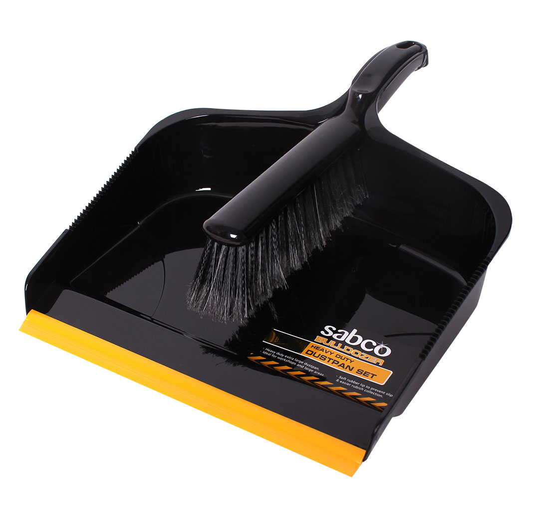 Buy Bulldozer Large Dustpan & Brush Set Sabco