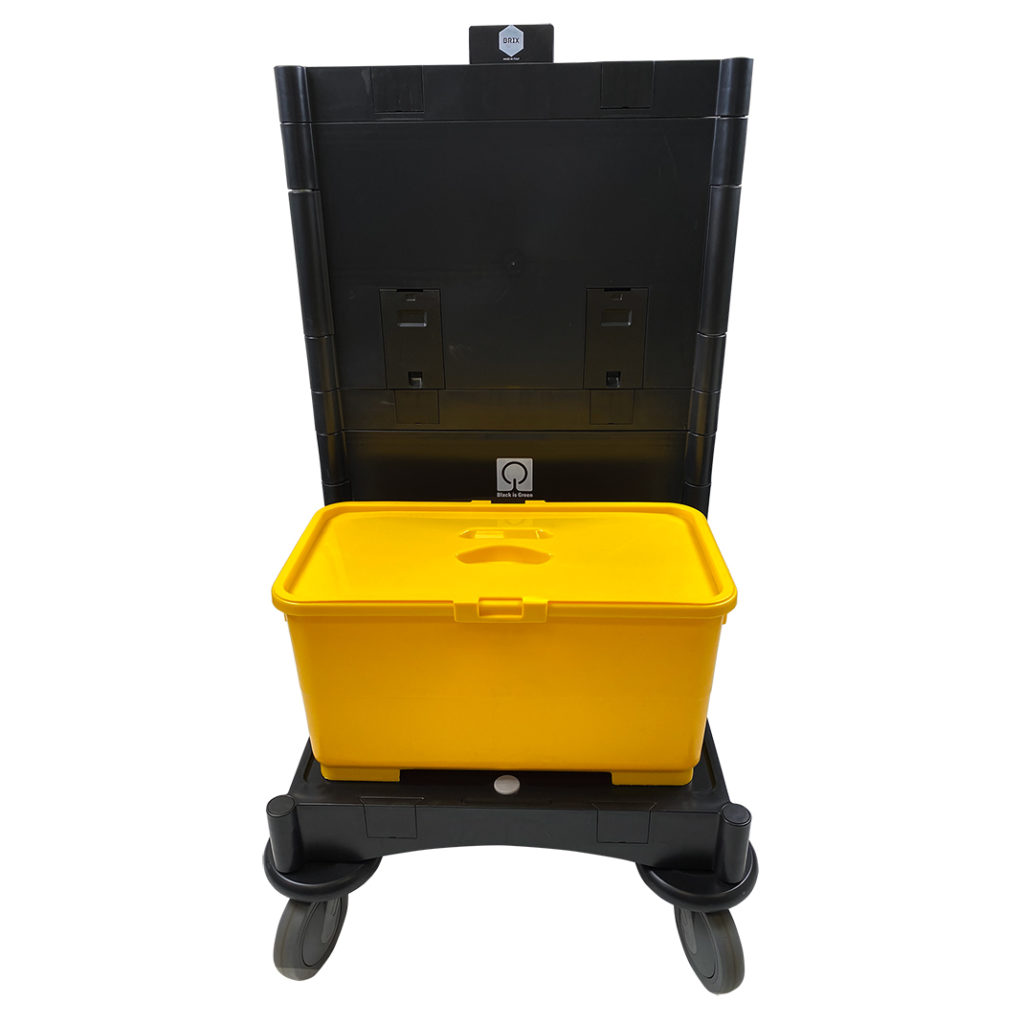 BRIX Recycled Plastics Janitor Cart Sabco Professional