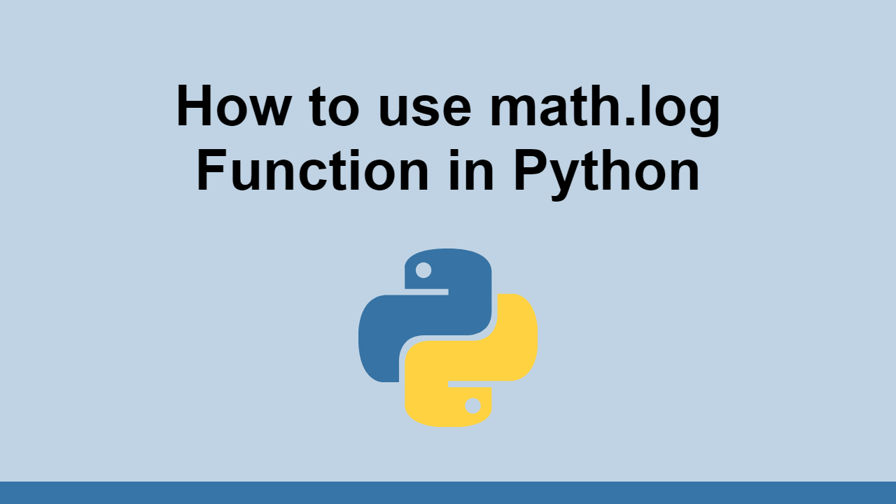 How to use math.log Function in Python Sabe.io