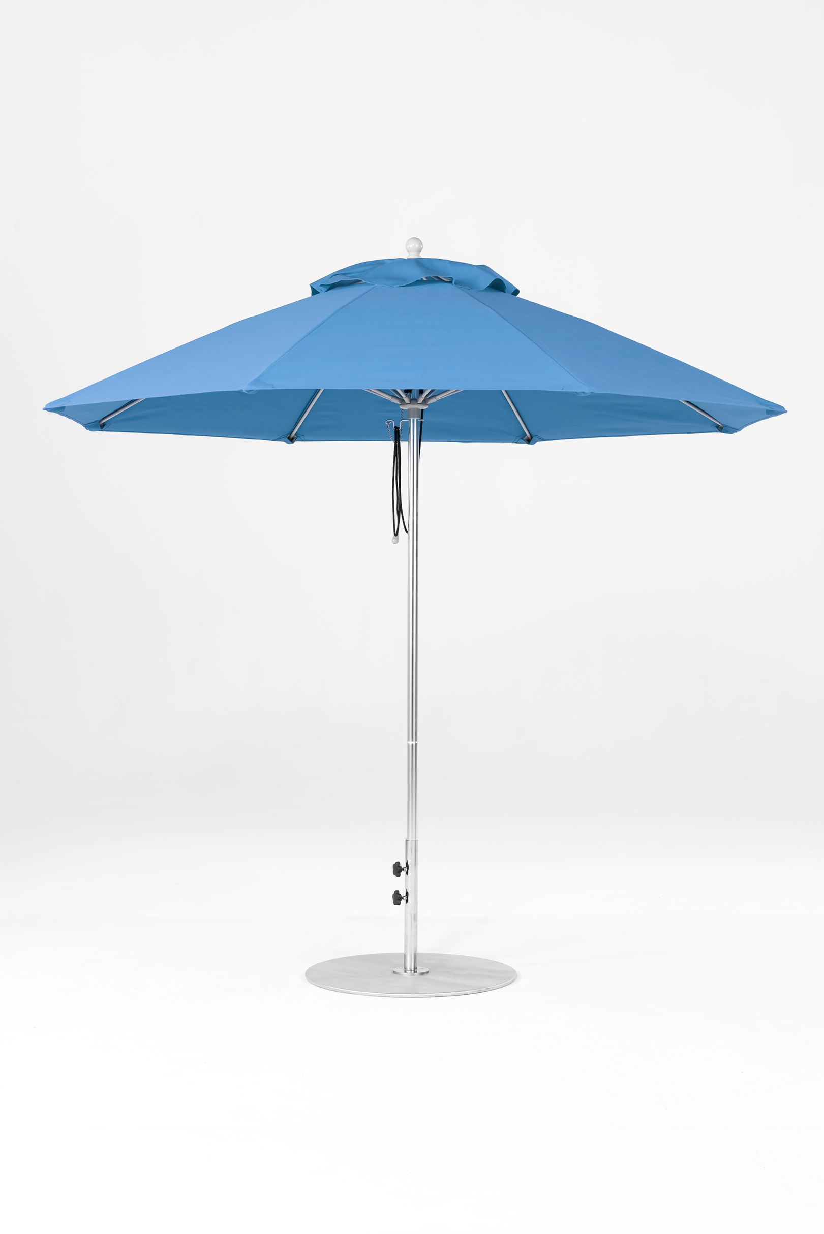 FRANKFORD SHADE MONTEREY FIBERGLASS MARKET PULLEY LIFT UMBRELLA