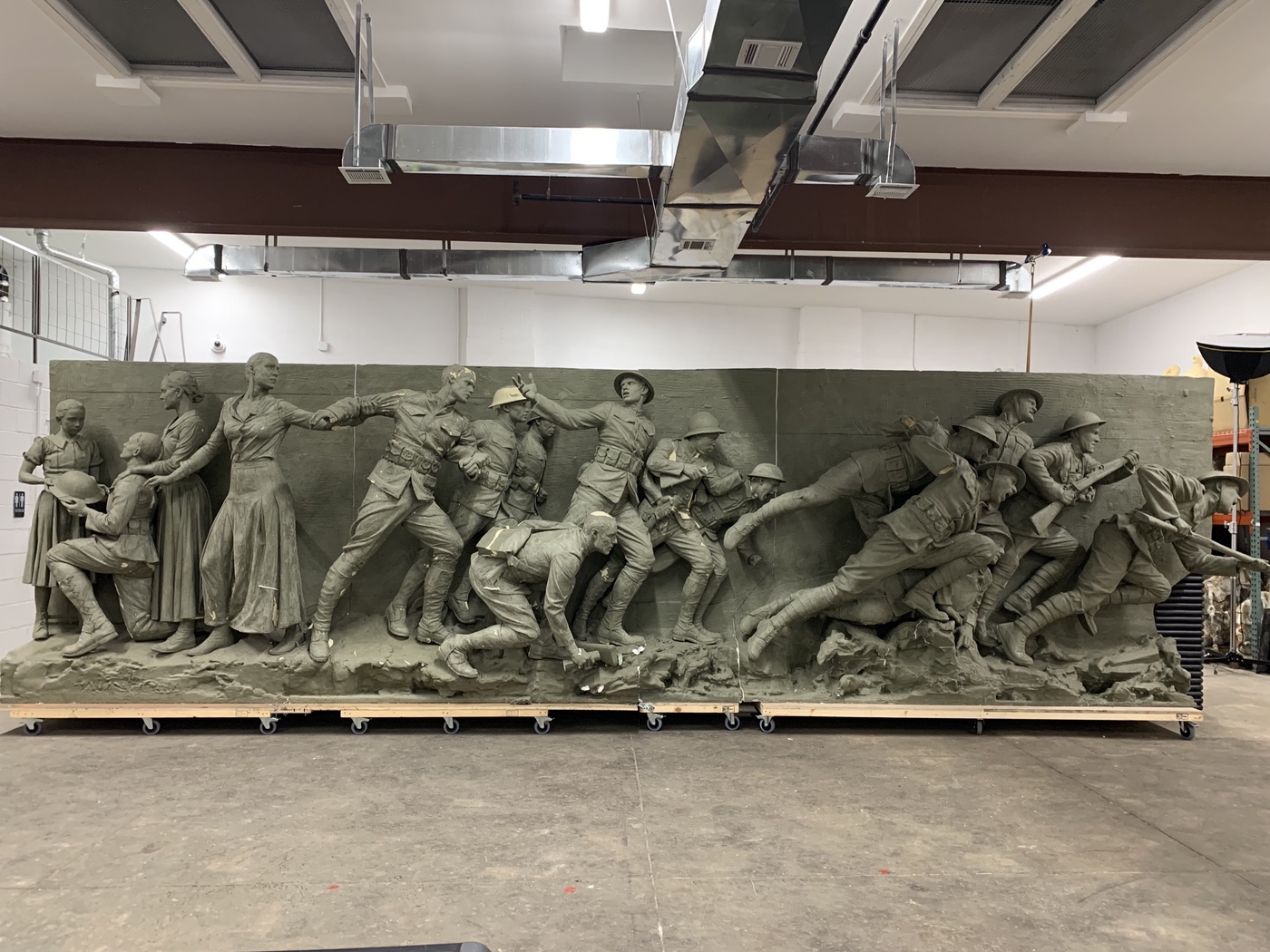 WWI Memorial in Process Photos Sabin Howard Sculptor
