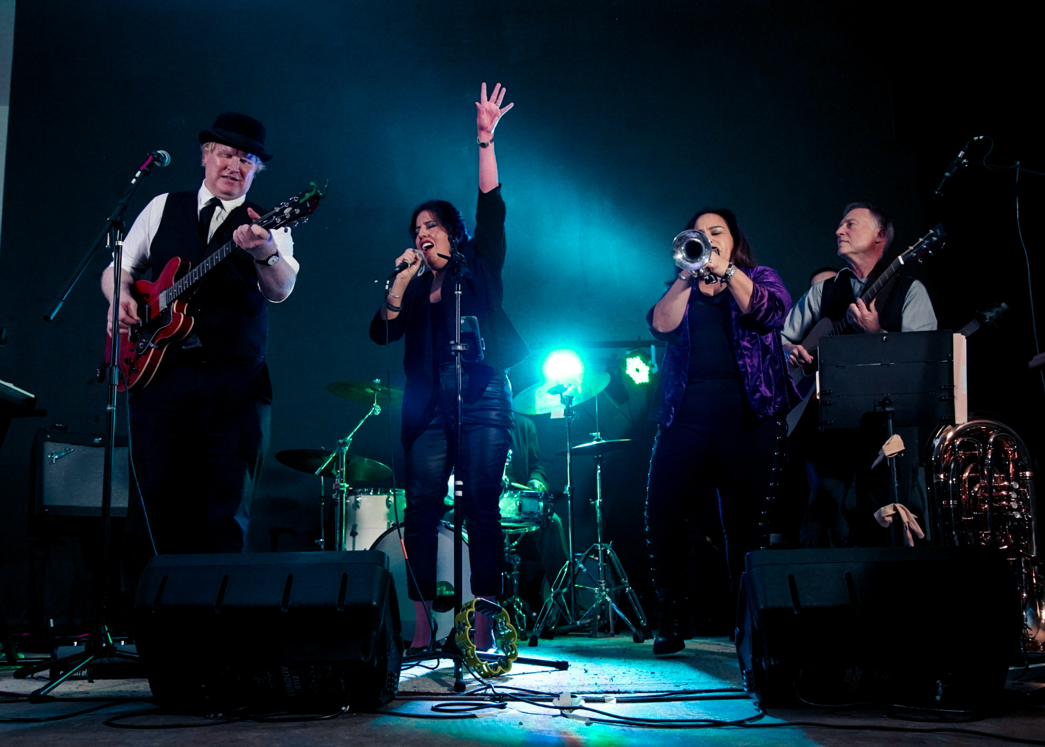 Blue Lights at Galactic Panther SABLE DRIVE