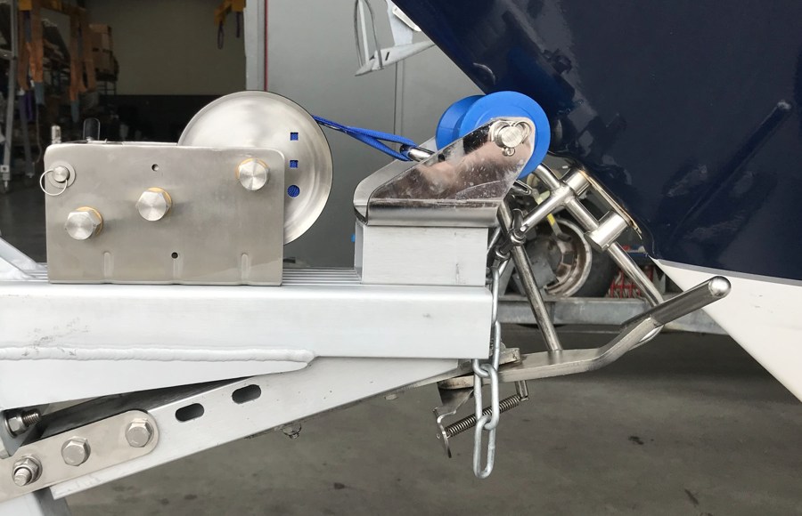 Drive On Latching and Catching SA Boat Trailers Spitfire Premium