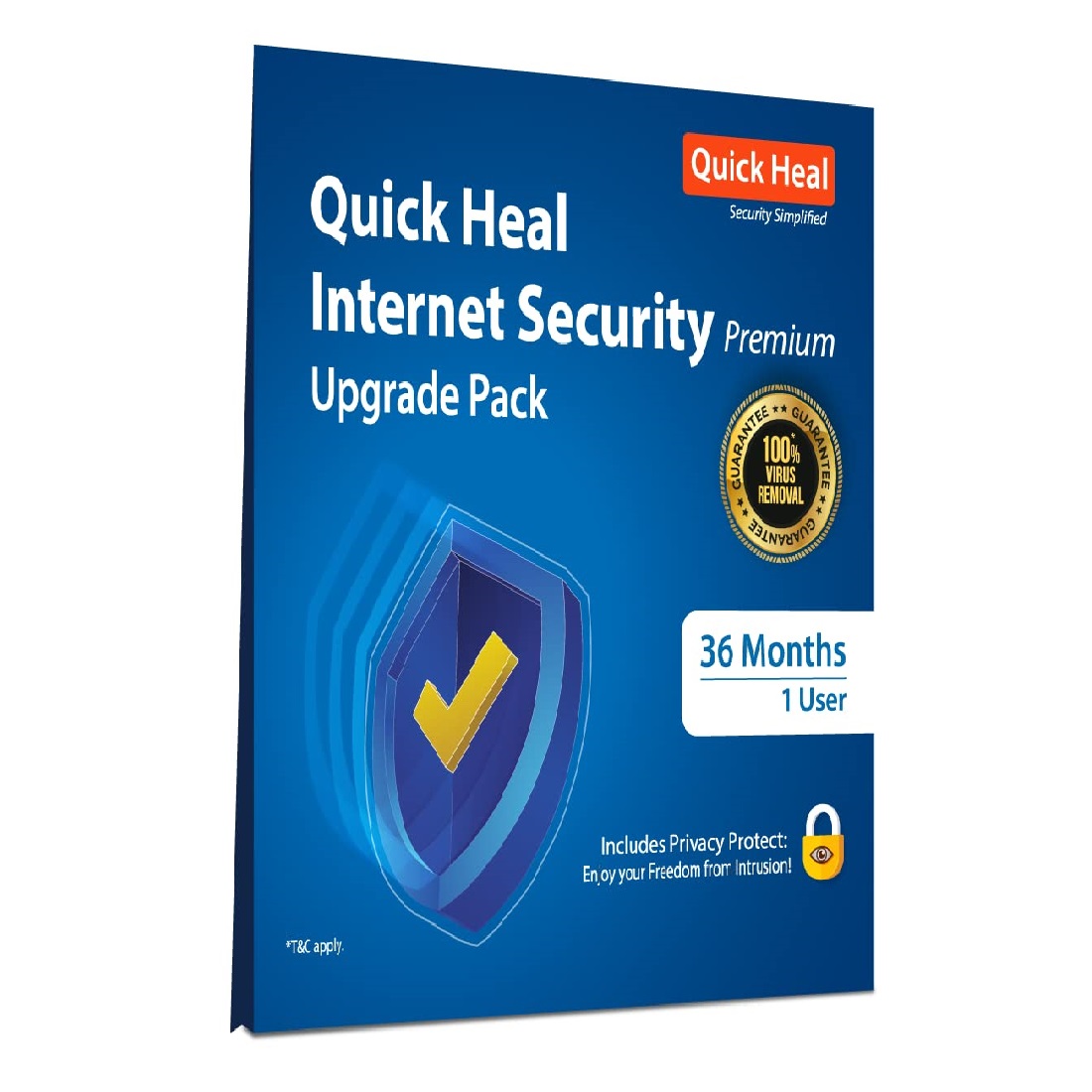 Quick Heal Security Renewal Antivirus 1 User 3 Years