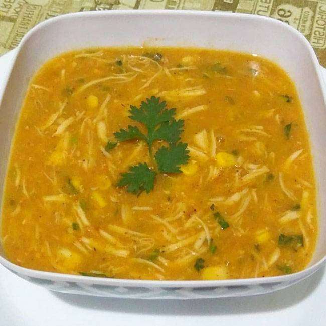 Receita de Caldo de Milho com Frango Sabor Desejado