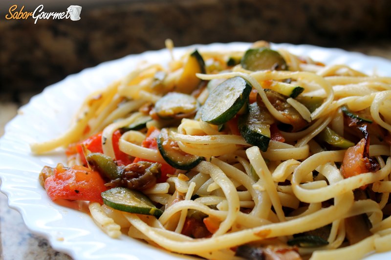 Receta de pasta con verduras para el Día Internacional de la Pasta