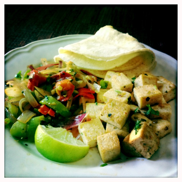 fajitas de tofu SABOR