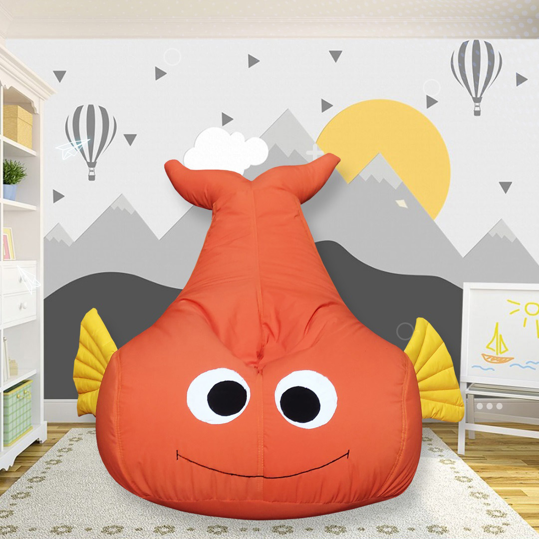 GIANT SIZE FISH KIDS COMFY BEAN BAG Sabrang