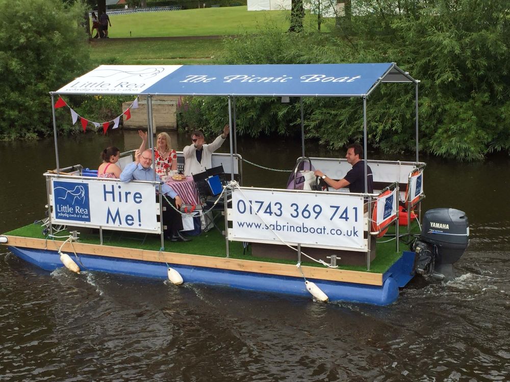 The Picnic Boat Private Hire Sabrina Boat Shrewsbury