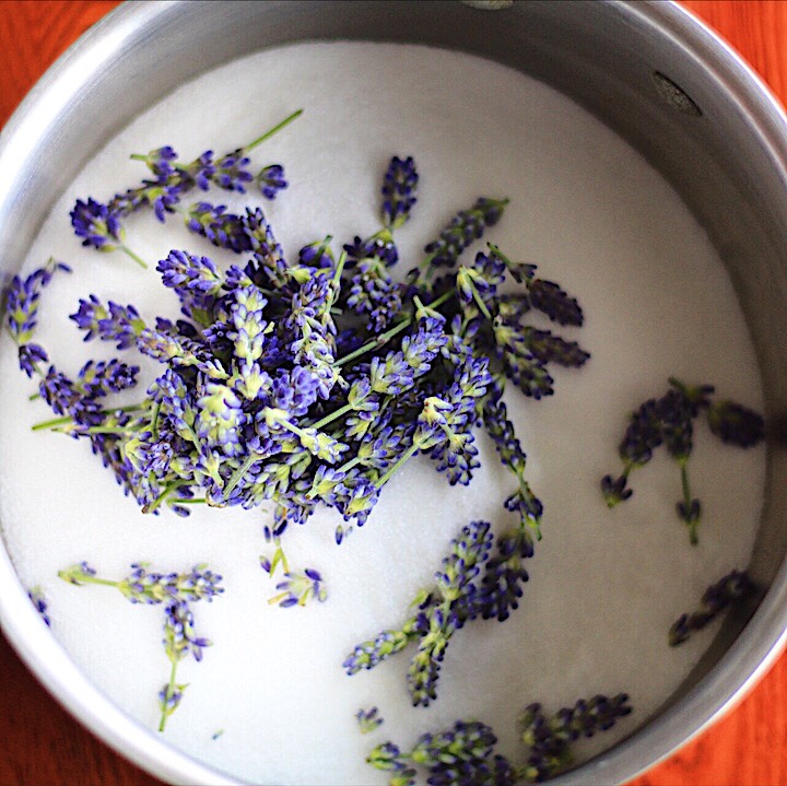 Lavender Simple Syrup West Coast Vancouver Island Edible Garden