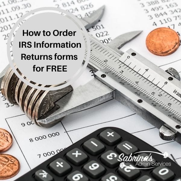 How To Order Irs Tax Forms And Instructions at Ruth Townsend blog