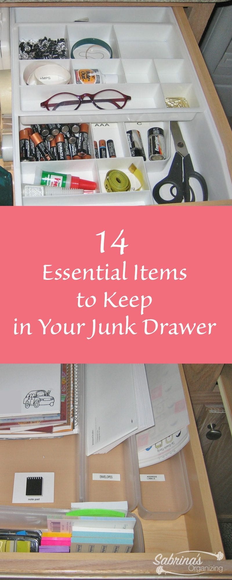 14 Essential Items to Keep in Your Junk Drawer Sabrinas Organizing