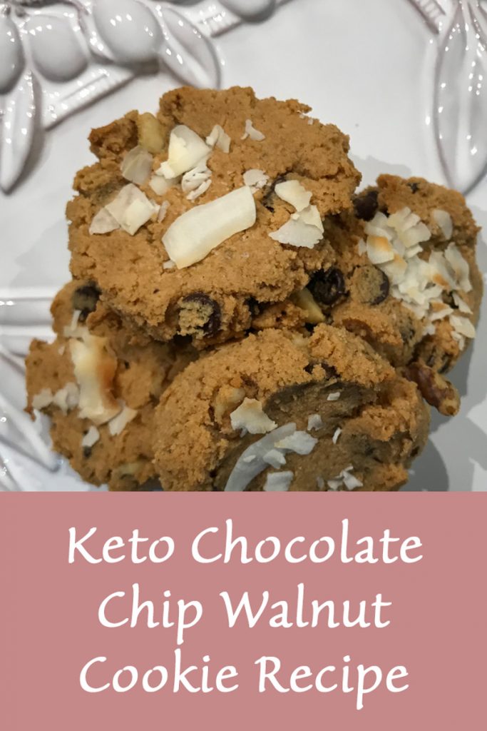 Keto Chocolate Chip Walnut Cookie Recipe Sabrinas Organizing