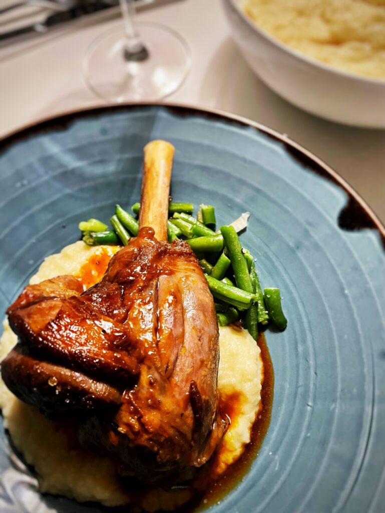 Braised lamb shanks sabrina's table