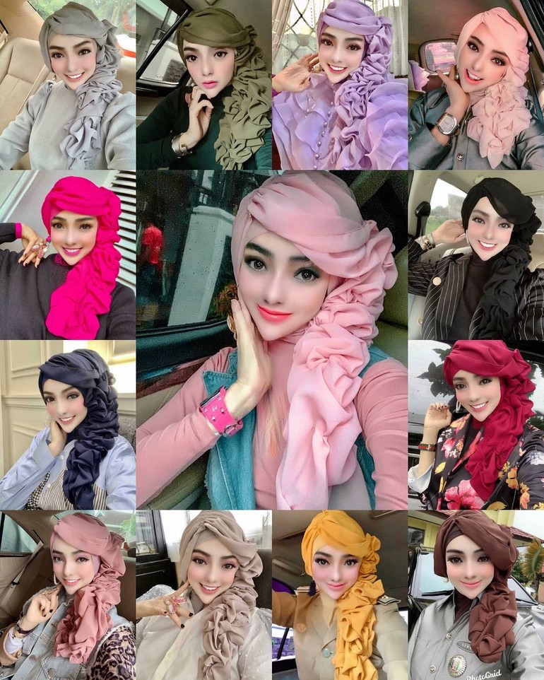 PNS Berhijab Asal Lampung Viral karena Dandan bak Barbie saburainews.id