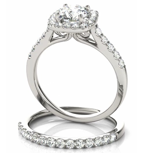 Halo Engagement Ring Collection Engagement Rings Greenville SC, Diamond & Gemstone