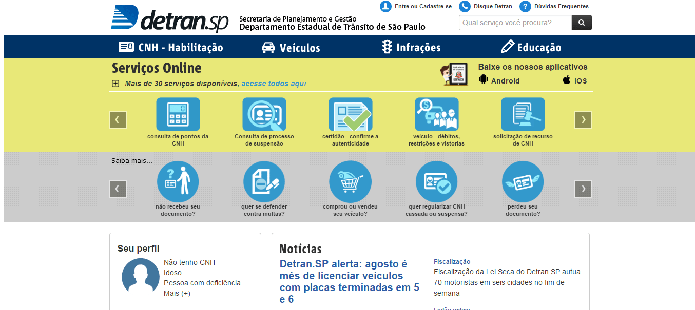 Telefone Detran (Contato 0800 ☎ Atendimento)