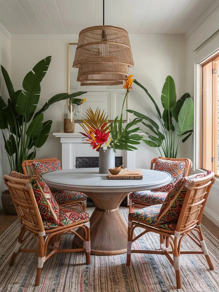 33 Tropical Dining Room Ideas to Bring a Taste of Paradise to Your Home