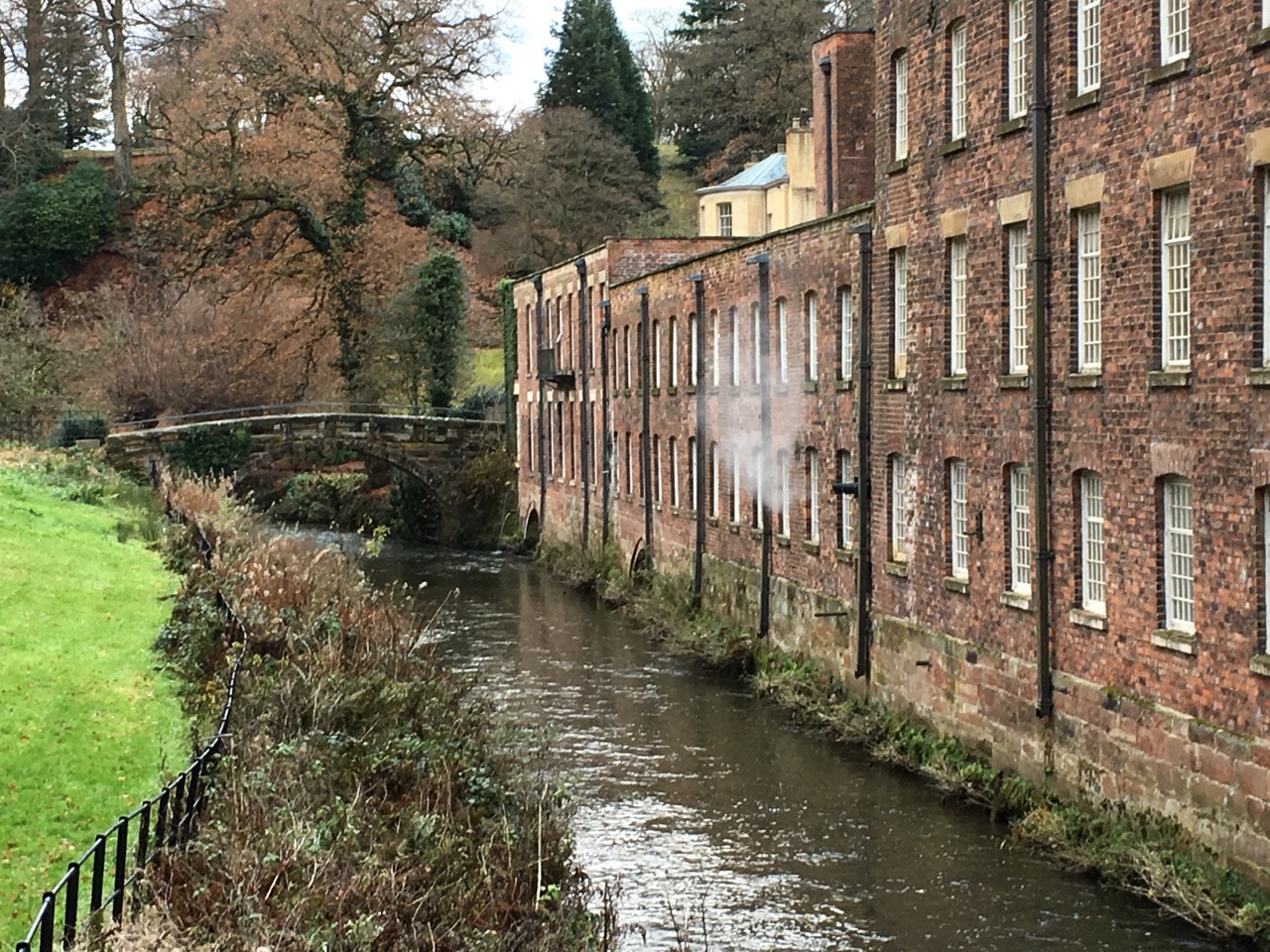 昔の紡績工場クオリーバンクミル Quarry Bank Mill Sachan in Europe agrandie