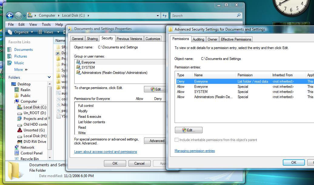 ERROR Unable to open Application data folder in vista Sachin Khosla