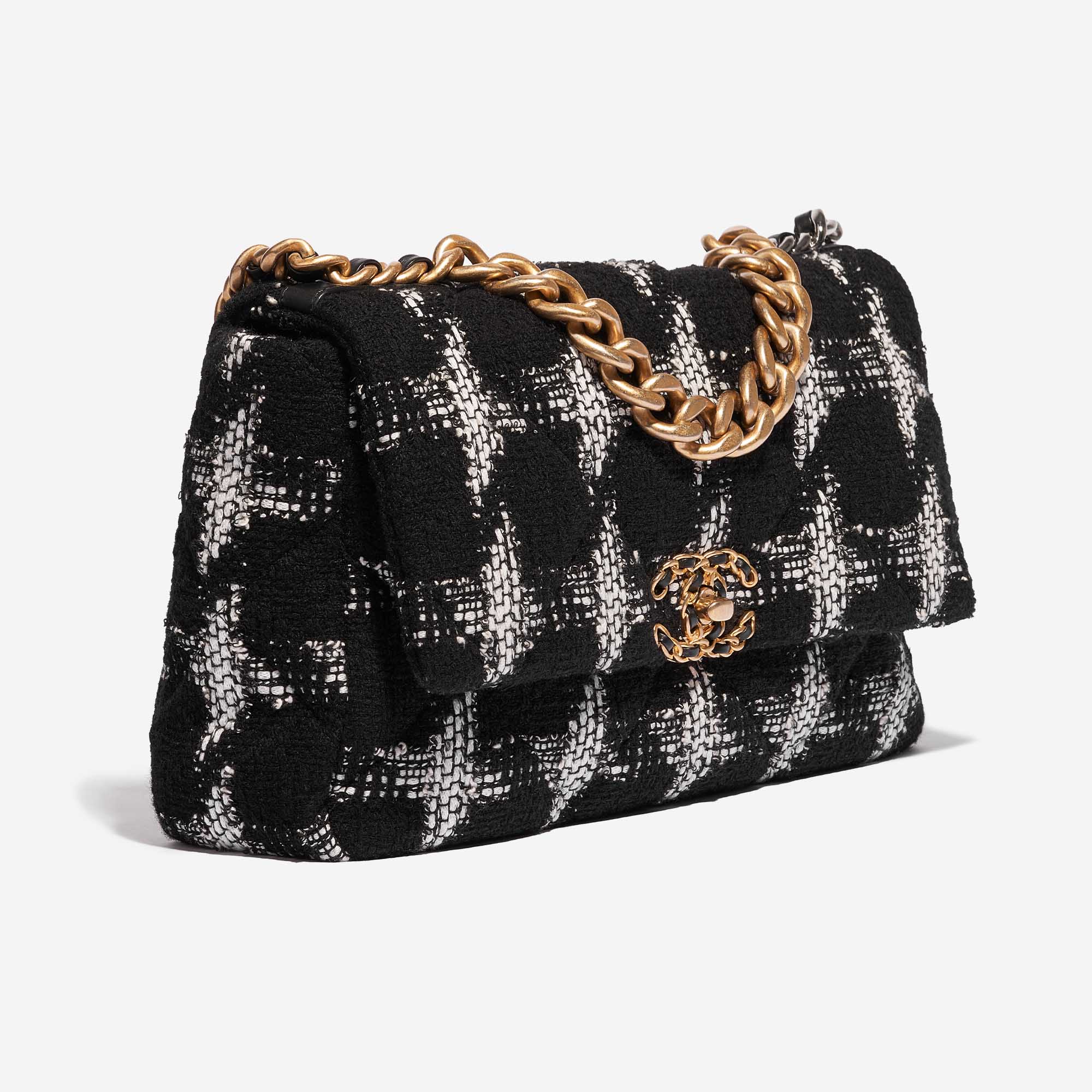 Chanel 19 Large Tweed Black / White SACLÀB