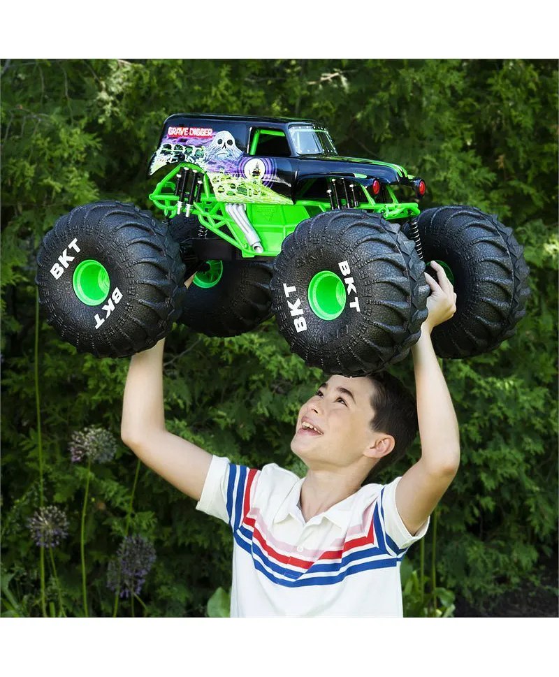 Monster Jam RC Mega Grave Digger Car - Green and Black Online KSA, Buy