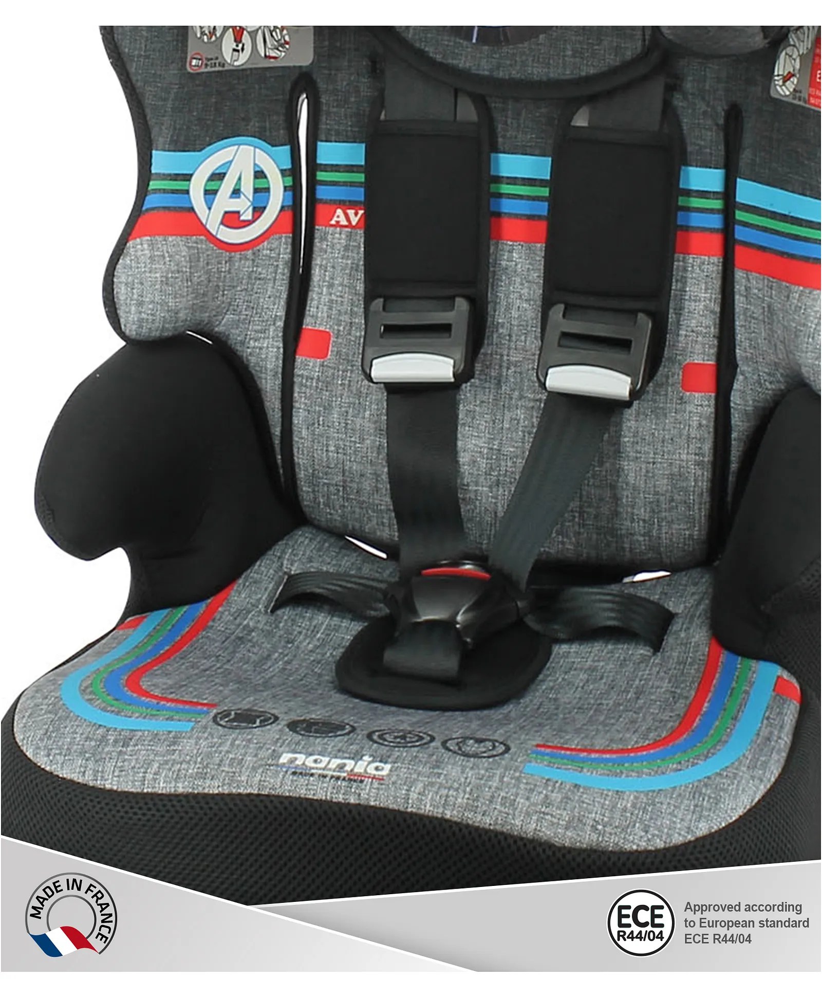 Nania Marvel Beline Car Seat Group 1/2/3 Avengers Online in KSA, Buy