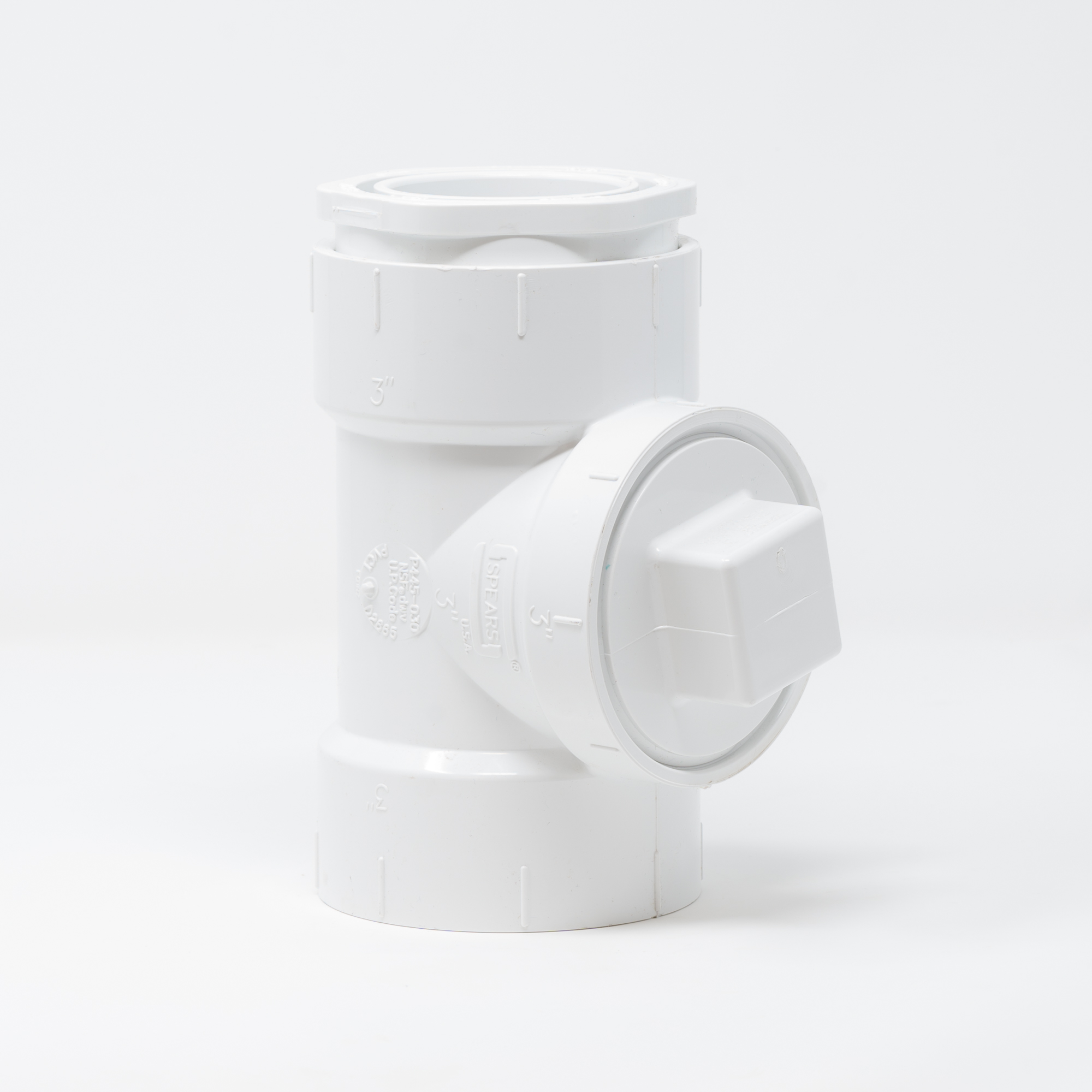 3" PVC Clean Out with 2" Reducer Sacramento Koi