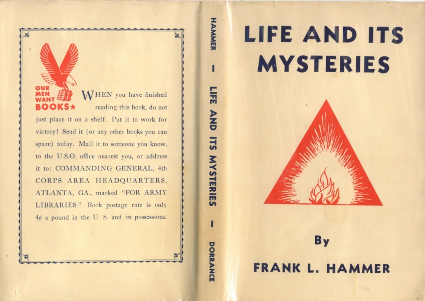 Life and Its Mysteries Dust Jacket copy