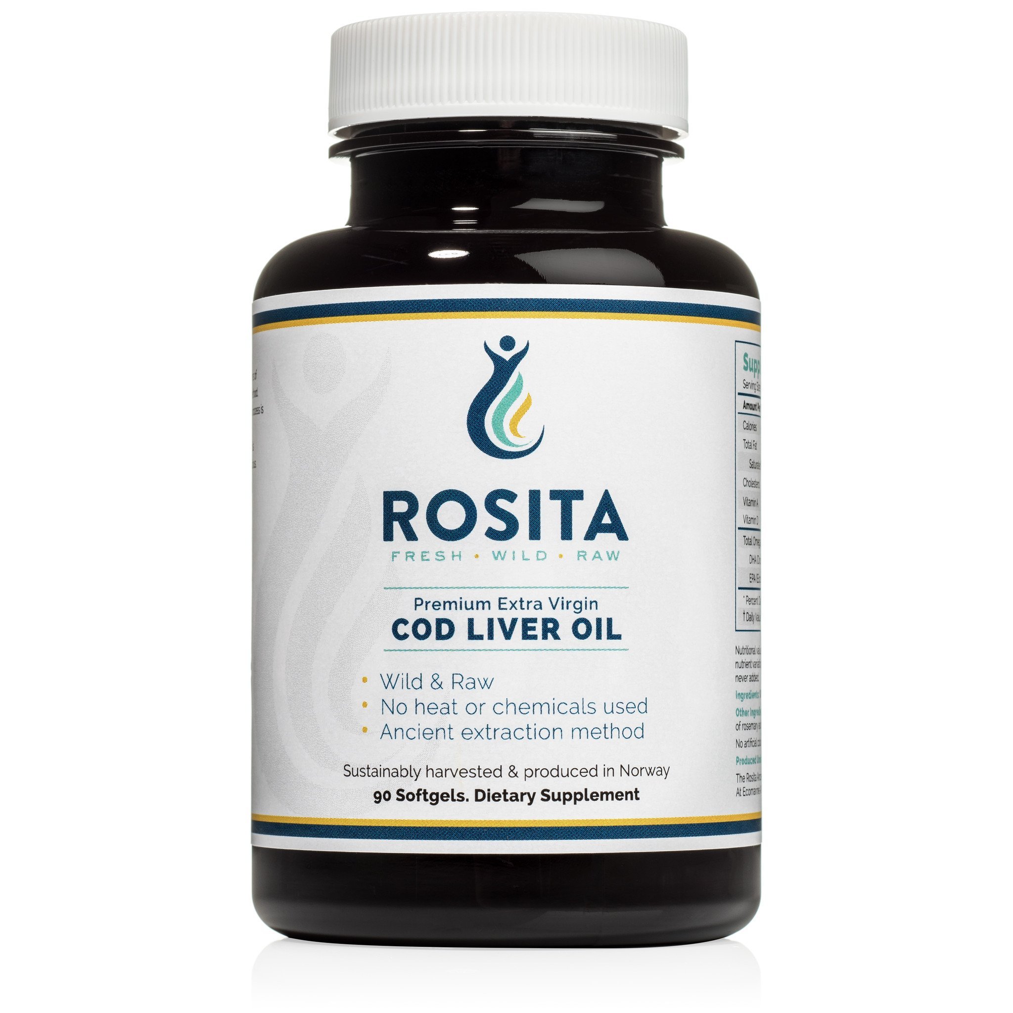 Rosita Extra Virgin Cod Liver Oil Softgels Sacred Eats