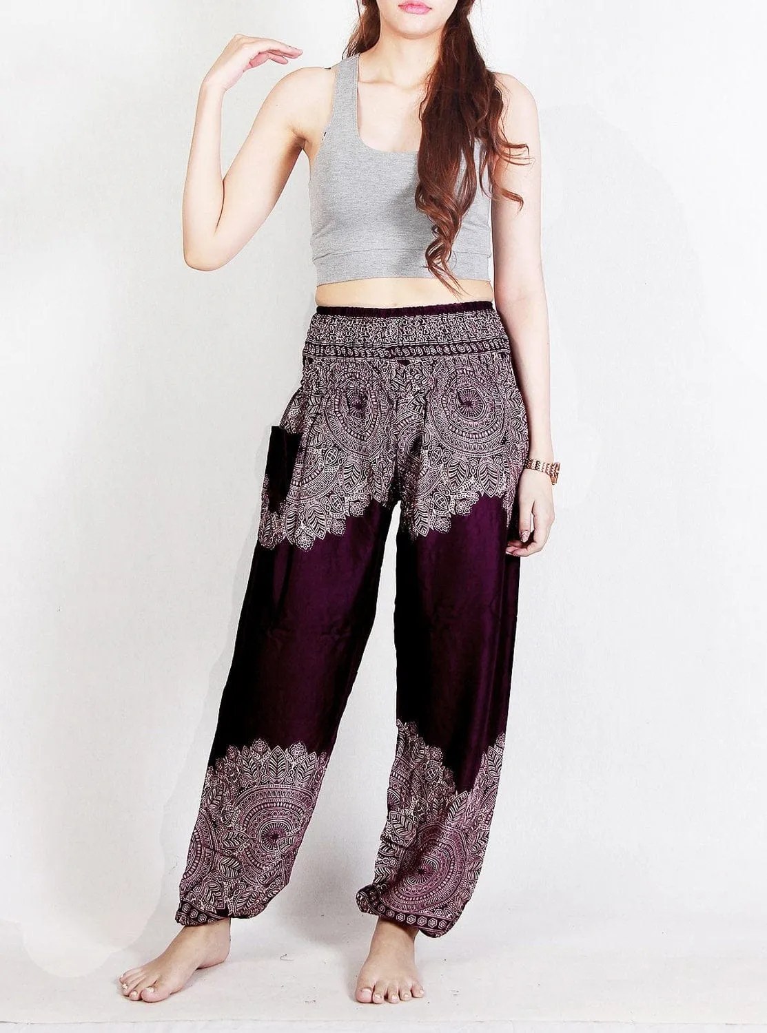 High Waisted Harem Pants Beautiful & Flowy Sacred Flow Art
