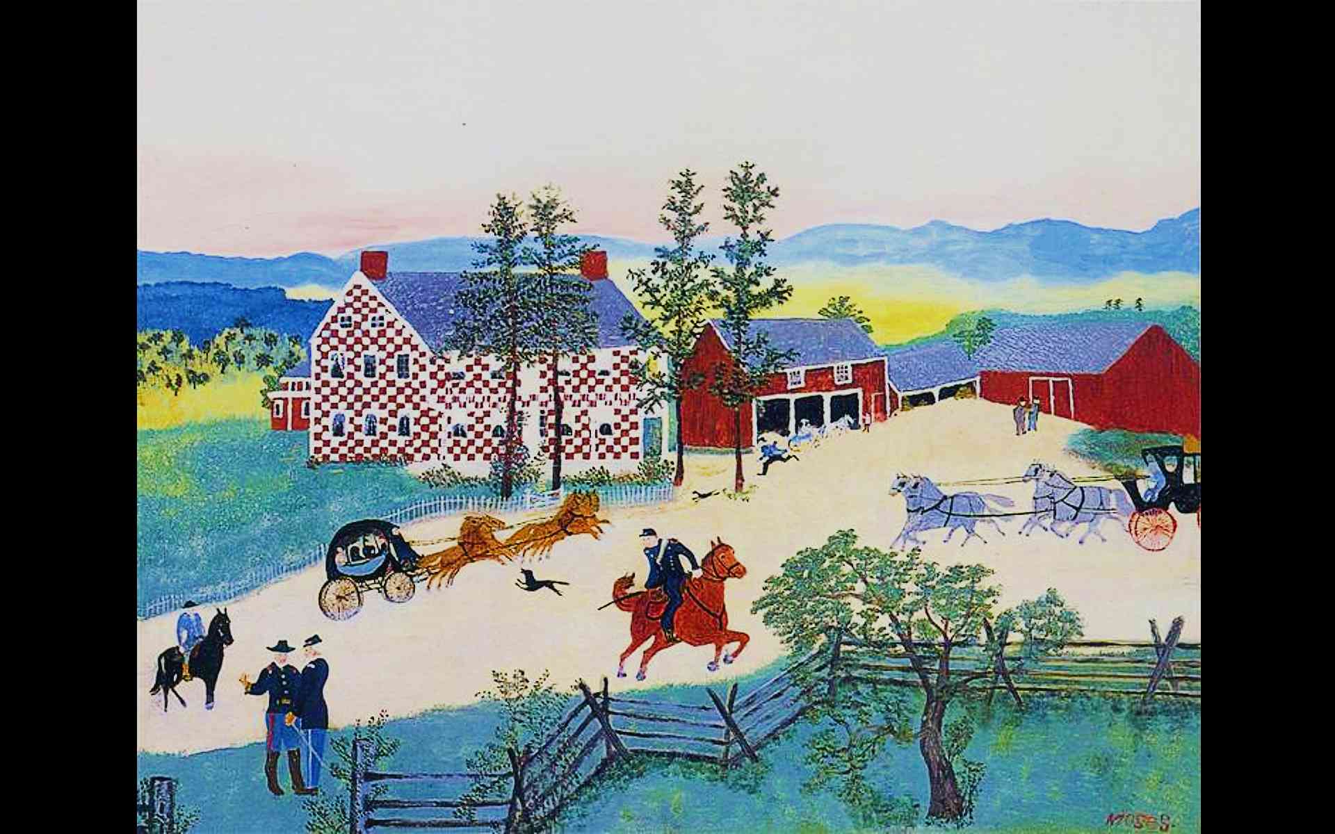 The Charming Innocence of Grandma Moses and Her Art Sacred Windows