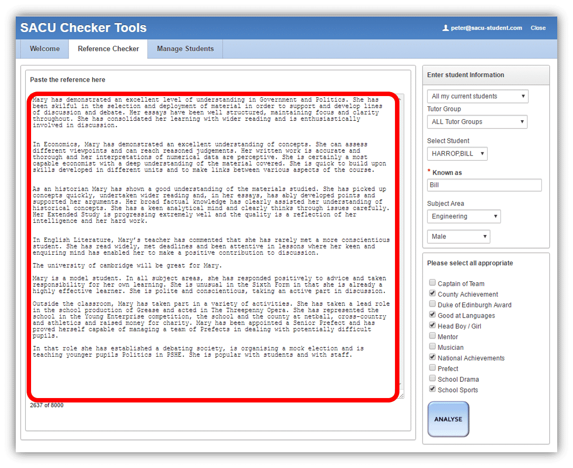 Making your student's UCAS application brilliant University Apply SACU