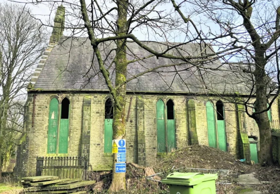 Chapel at centre of development proposal back up for sale Saddleworth