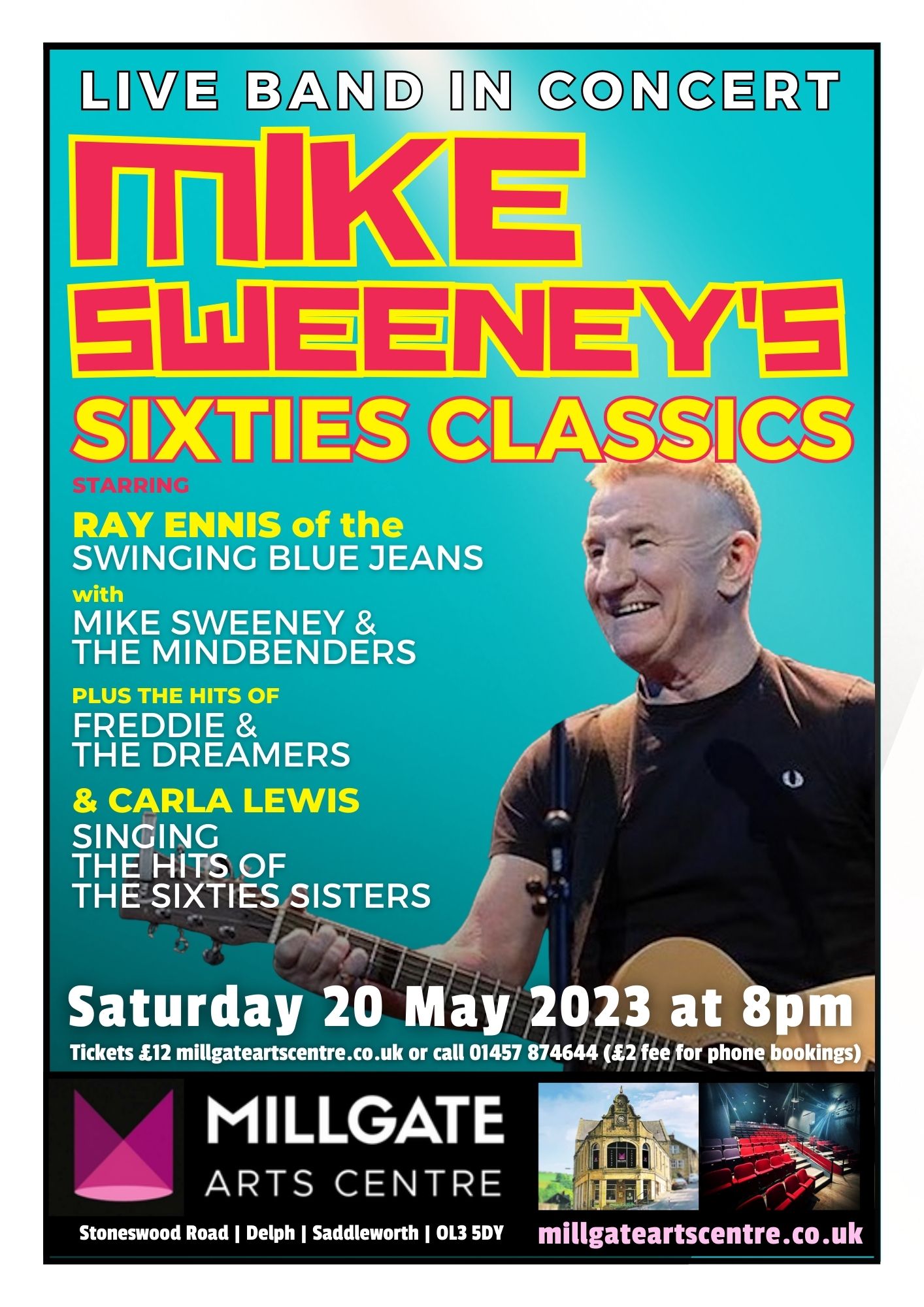 Millgate goes back to the 60s for Mike Sweeney showcase Saddleworth