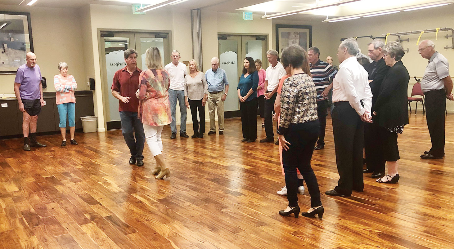 Mondays are for ballroom dance lessons SaddleBrooke Progress